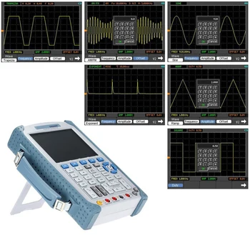 5-v-1 Hantek Ručné DSO8060 Osciloskop 60MHz DMM Spektrum Analyzer Frequency Counter Arbtrary Priebeh Generátor Nové