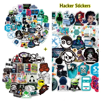 50-100 KS Hacker Nálepky Programovacie Jazyky, Internet Cybersecurity Geek Hacker Nálepka na Notebook Motocykel Batožiny Obtlačky