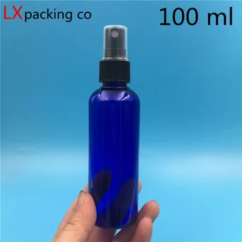 50 KS 15 60 100 ML Kráľovská Modrá Plastové Parfum Spray, Prázdne Fľaše Prenosné Lotion Malé Zavlažovanie Môže Kontajnerová Doprava Zadarmo