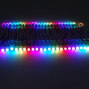 50 Ks WS2811 IC RGB Pixelov LED Modul Svetlo DC5V Plné Farby Skvelé pre dekorácie reklamné svetlá Vodotesný IP67