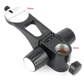 50 mm Nastaviteľné Priblíženie Objektívu Zaostrenie Držiteľ Mikroskopom Výstroj Doplnky Pre Priemer 32mm Micorscope Pilier Rameno Držiaka
