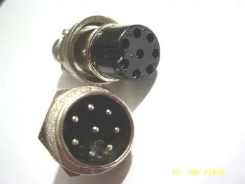 50 nastavenie GX16 16 8 Pin Audio Kábel Podvozku Pripojiť Konektor Nové