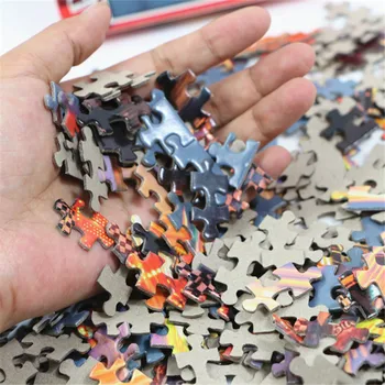 500 Kusov Montáž Obrazu Krajiny Puzzle Hra Skladačky Puzzle Vzdelávacie Hračky pre Dospelých Detské detské Hry, Hračky