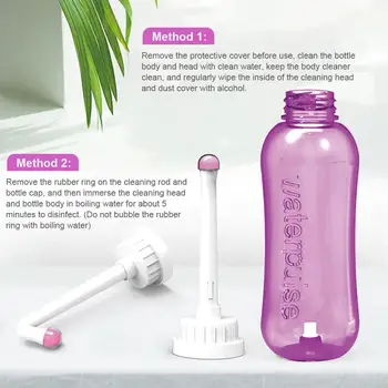 500 ml Prenosné Osobnej Hygiene Spray Cestovné Ručné Bidet Fľašu Čistej Umývanie Prázdne Sprejová Fľašu