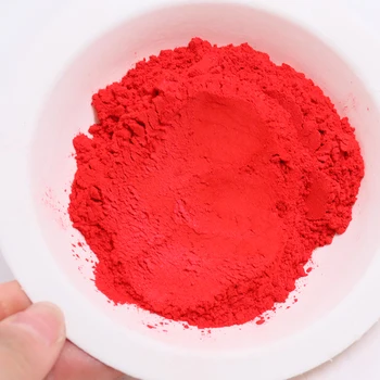 50g Pure Red Pearl Powder Akrylová Farba pre Umelecké Remeslá Laku DIY pre Mydlo Očné tiene Farbivo Farbivo Červenej Číne