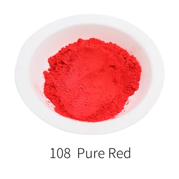 50g Pure Red Pearl Powder Akrylová Farba pre Umelecké Remeslá Laku DIY pre Mydlo Očné tiene Farbivo Farbivo Červenej Číne