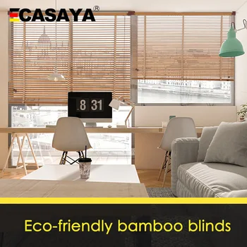 50mm Bambusové Žalúzie Rebrík typ žalúzie eco-frienly Prírodný Materiál okno Bambusové rolety pre domáce Obývacej izbe Čaj dom