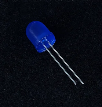 50pcs 10 mm LED Diódami Modrej Kolo Svetla Rozptýleného 20mA 3V Cez Otvor 10 mm DIP Svetlo Emitujúca Dióda LED na Čítanie Elektronických Komponentov