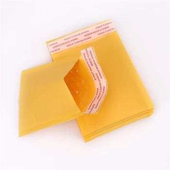 50PCS 110*130 mm Kraft Papier Bublinkové Obálky, Tašky Bublina Mailing Taška Odosielateľov Polstrované Prepravné Obálky Podnikania Dodávky