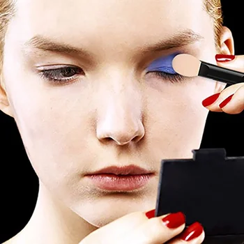 50pcs Eyeshadow Štetec, Tampón Stick Očné tiene Aplikátor Kozmetické make-up Nástroje Dvakrát hlavu Eyeshadow Kefa Pre Ženy make-up Nástroj
