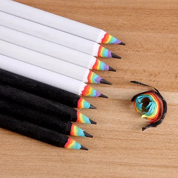 50pcs kawaii ceruzka veľa rainbow ceruzka pre deti životného prostredia papier školy ceruzky písanie grafitová ceruzka farebné veľkoobchod