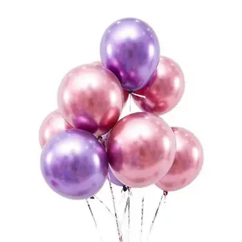 50Pcs Kovové Balóny Svadobné Nový Rok Dekor 2021 Rodovej Odhaliť Strana navrhne Rose Gold Výzdoba Domov Narodeniny je Baloon