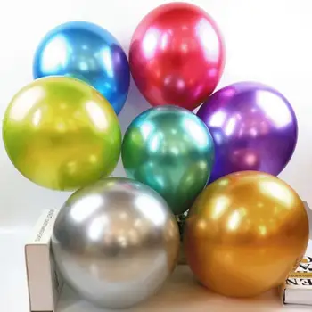 50Pcs Kovové Balóny Svadobné Nový Rok Dekor 2021 Rodovej Odhaliť Strana navrhne Rose Gold Výzdoba Domov Narodeniny je Baloon