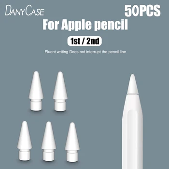 50PCS Originálny Apple Ceruzka Tip Náhrada Za Apple Ceruzka 1. 2. Generácie Pre Apple Ceruzka 1 2 Tip Nib Náhradné Nahradiť