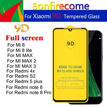 50Pcs Pre Redmi poznámka 8 Pro Úplné Pokrytie Tvrdeného Skla Pre Remdi 4X S2 5Plus Screen Protector Pre Xiao Mi 8 lite Mi max 1 2 3