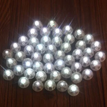 50PCS/Set, Svadobné Party Dekor LED Svietiace Reťazce Vianoce Balóny Svetlá Loptu Flash Malé Modelovanie Žiariace Svetlo Valentína