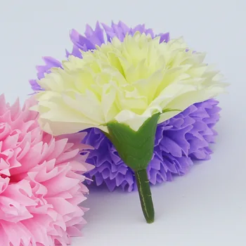 50pcs Simulácia Klinček Mydlo Kvety Umelé ruže kvet Kytice pre matiek, Deň Učiteľov, Deň Vďakyvzdania Darčekové Karty