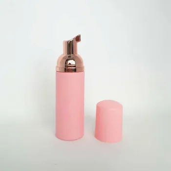 50ps 60ml Ružová Plastovej Peny Čerpadla Naplniteľné Prázdne Kozmetické Fľaša riasy Čistiaci Mydla Šampón fľaša so zlatými