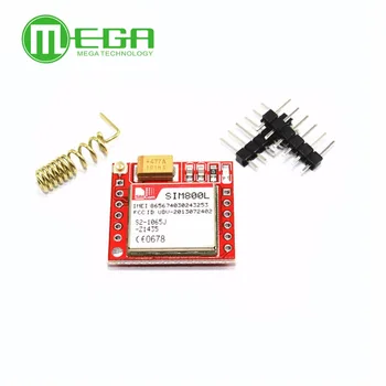 50set Najmenšie SIM800L GPRS GSM Modul Microsite Karty Základné Dosky Quad-band TTL Sériový Port