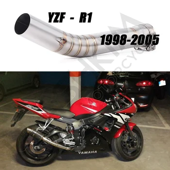 51mm Motocykel Výfukových Šál Uniknúť Systémy Sklzu Na Yamaha YZF R6 YZF-R6 1998-2005 2002 2003 Výfukových ULASHKIM