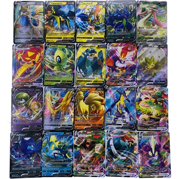 54Pcs/Box 4 Štýl TAKARA TOMY 2020 nový Pokemon Karty v vmax anglický Sword&štít Rebel Súboj Trading Card Game Deti Hračka