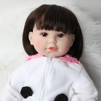 56 CM 22 inch Silikónové Reborn Bábiky Baby Batoľa Bonecas Realistické Baby Doll dievčatá Realisticky oblečenie pre bábiku s Žirafa Hračky Darček