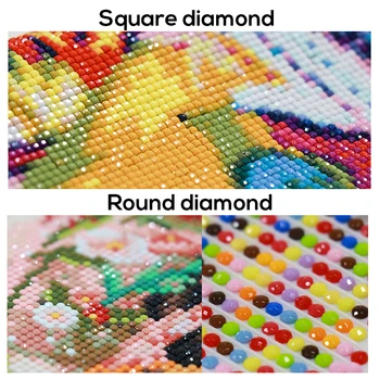 5D Diamond Výšivky Mozaiky Sova Vyšívanie, DIY Úplné súbory Diamond Zvierat Obraz Kamienkami Domova Handwork Darček