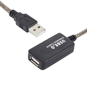 5m/10m/15m/20m USB 2.0 Aktívny Opakovač Signálu Manifier Predlžovací Kábel Adaptér Kábel Line Konektor