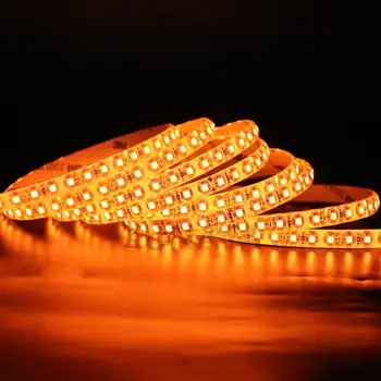 5M Oranžová LED Pásy Svetla, DC12V Flexibilné LED Pásky 2835 5050 Vodotesný Led Stripe Páse s nástrojmi 60leds/m 120Leds/m pre Dekorácie