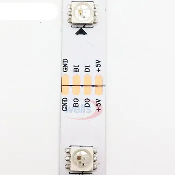 5m WS2813 Smart led pixel pásy,Black/White PCB,30/60 led/m WS2813 IC;lepšie ako WS2812B pásy,IP30/IP67 DC5V
