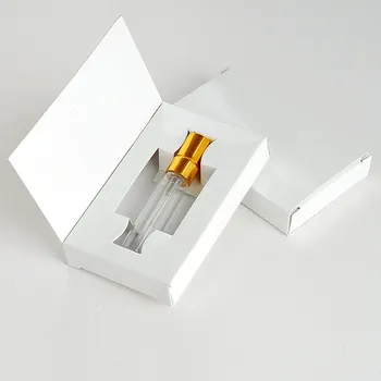 5ML 10-ML Sklenené Fľaše Parfum Rozprašovač Parfum Spray Fľaša s Balenie Box Kozmetické Vzorky Ampulka Fľašiach F20172469