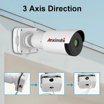 5MP HI3516A+ SONY IMX335 2MP IP Kamery Vonkajšie Nepremokavé 1080P CCTV Bullet Kamera IR LED P2P ONVIF 48V POE камера