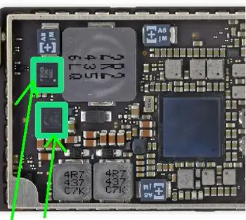 5pair/lot=10pcs Pre iPad vzduchu 2 air2 pre iPad 6 Q8804 Q8823 USB power ic čip logic board fix časť