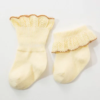 5Pair/veľa Nových fashion dievčatá baby ponožky farbou detská noha ponožky