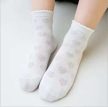 5Pairs 0-12 Rok Nové Dievčatá Ponožky summner jar bavlna baby ponožky čipky detské ponožky tenké oka ponožky