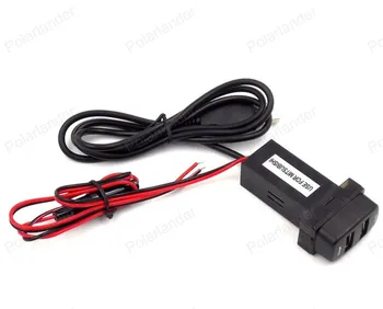 5V 2.1 pre Mitsubishi Lancer Outlander Pajero ASX Audio Vstup USB Rozhranie Zásuvka Nabíjačku do Auta