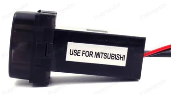 5V 2.1 pre Mitsubishi Lancer Outlander Pajero ASX Audio Vstup USB Rozhranie Zásuvka Nabíjačku do Auta
