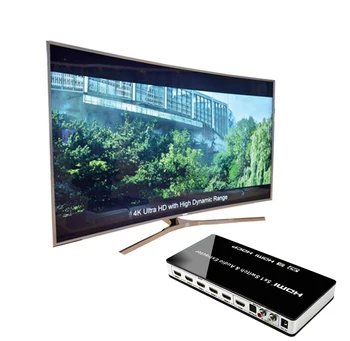 5x1 HDMI Prepínač Prepínač Audio Extractor 4Kx2K Video 3D 5 v 1, HDMI out Toslink Stereo RCA Audio výstup Pre PS3/4 Kamery, DVD, TV