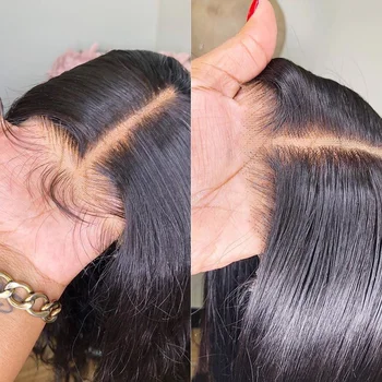 5x5 Rovné Transparentné Čipky Čelnej Uzavretie Ľudské Vlasy Čipky Uzavretie Brazílsky Vlasy Tkanie Remy Vlasy