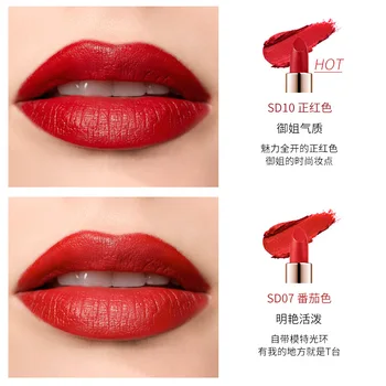 6 farieb velvet rúž svetlo zvyšuje hydratačný lesk na pery rúž, matný dlhotrvajúci make-up značky kórejský móda