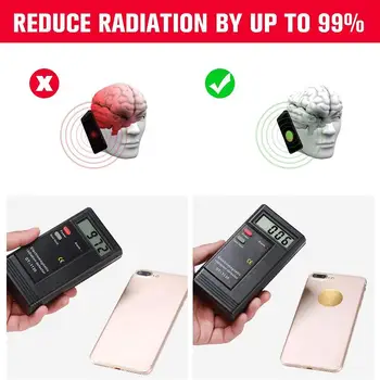 6 Ks Vysoko Kvalitné Anti Žiarenia Chránič Nálepky Negatívne Ióny EMF Okien Pre Mobilné Telefóny, Laptopy