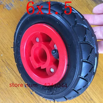 6 X 1.5 palcový pneumatické pneumatiky kolesá 6*1.5 duše pneumatík kolesá pre elektrické scooter 6 x 1/2 