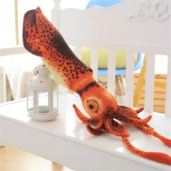 60 cm Simulácia Squid Octopus Plyšové Plyšové Hračky Svadobné Zapojenie Vianočný Darček pre Ženy, Deti Deti