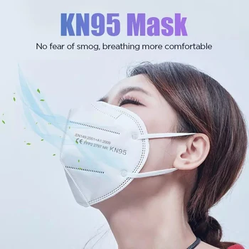 60 kus masku na tvár FFP2 pleťové masky KN95 Filter maske maska proti prachu úst maska mascarillas mascherine tapabocas masque