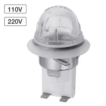 60W Rúra Keramická Lampa Držiteľ Chladnička Halogénové Žiarovky E14 Svetelný Základný žiaruvzdorné Mikrovlnná Lampa Adaptér 110-220v