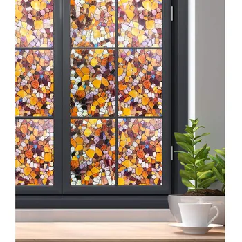 60x150cm farebné dekoratívne okno film statické samolepiace ochrany osobných údajov ochranné sklo nálepky vinyl termálne okno obtlačky kamene