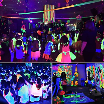 6leds 9leds 12leds Wall Washer LED UV Fáze Svetlo Bar Black Party Club Disco Svetlo Na Vianoce Krytý Fáze Účinok Svetlá