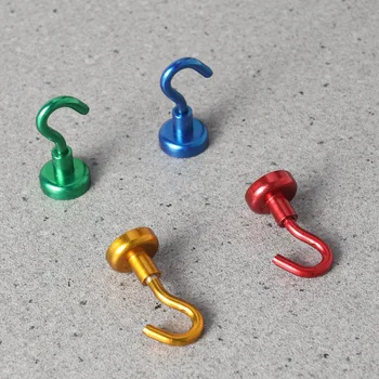 6pcs Háčiky Praktické Jednoduché Farebné Kovové Háčiky Magnetické Háčiky pre Obývacie Spálne Domov