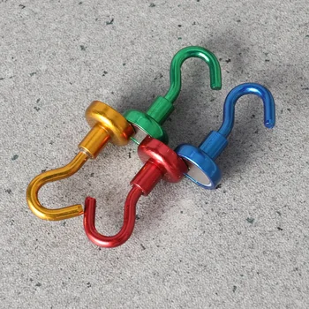 6pcs Háčiky Praktické Jednoduché Farebné Kovové Háčiky Magnetické Háčiky pre Obývacie Spálne Domov