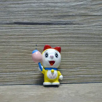 6PCS/set Roztomilé Doraemon Mini PVC Údaje Doraemon Modely, Hračky, 5cm Taška Balenie Vianočné Darčeky